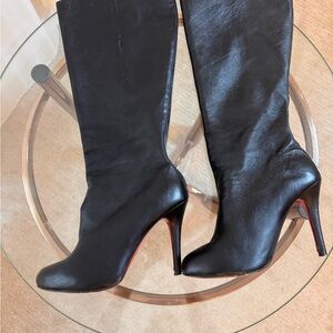 Christian Louboutin Black Heeled Boots 41 (fits 38.5 / 8.5)